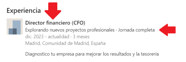 SEO perfil Linkedin 8