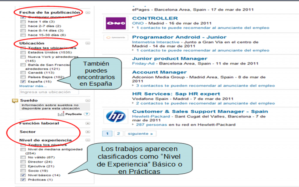 Novedades sobre portal empleo para estudiantes Linkedin