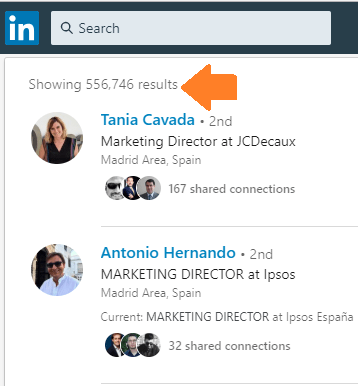La búsqueda avanzada en LinkedIn 6