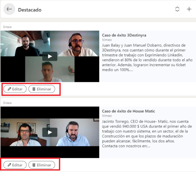 Subir documentos perfil Linkedin 6