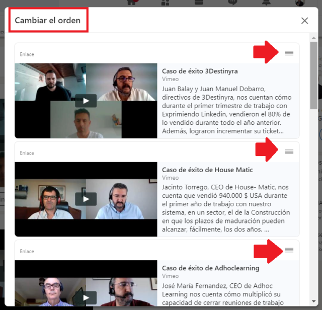 Subir documentos perfil Linkedin 7