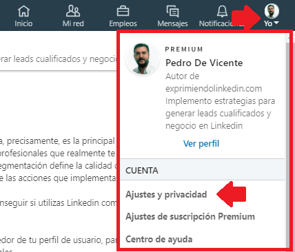 Diversidad promedio Abreviar Cómo configurar correctamente LinkedIn si buscas empleo