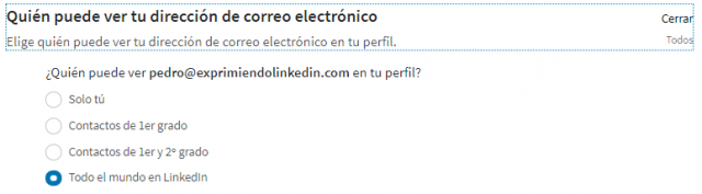 Privacidad correo electrónico