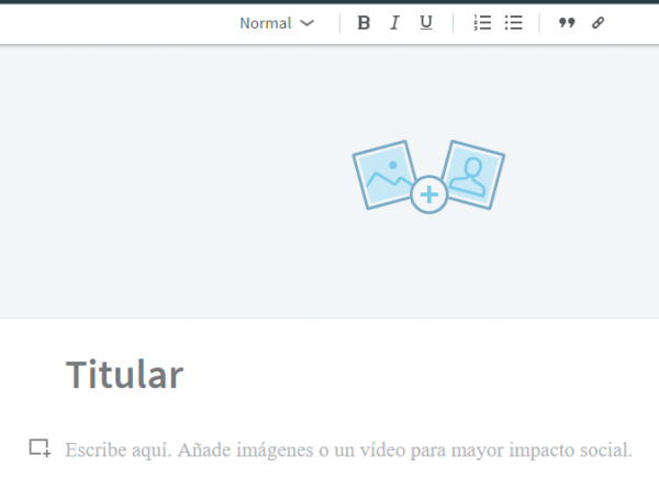 Plataforma blogging Linkedin 2