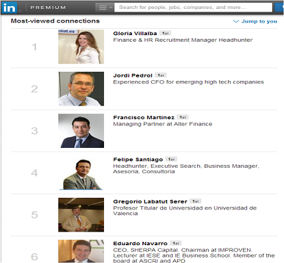 Ranking de influencers en Linkedin