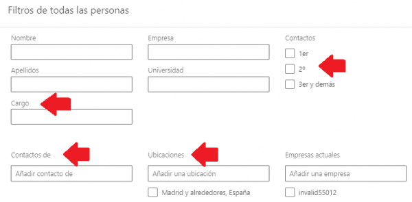 Búsqueda avanzada gente