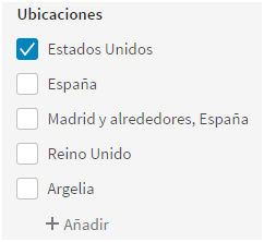 Ubicación en nuevo perfil Linkedin