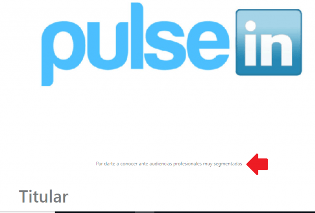 Linkedin Pulse añadir foto