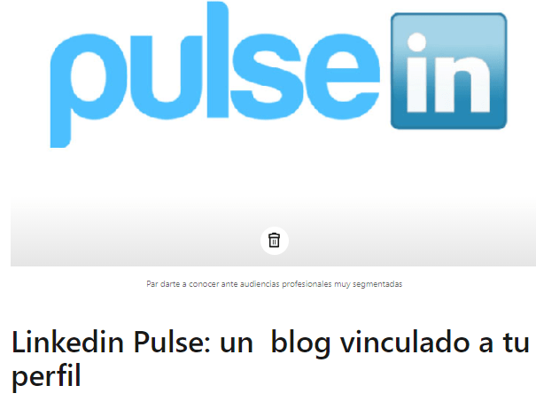 Linkedin Pulse el título