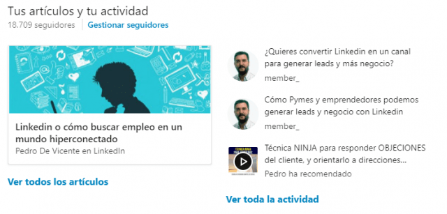 Linkedin pulse y el perfil Linkedin