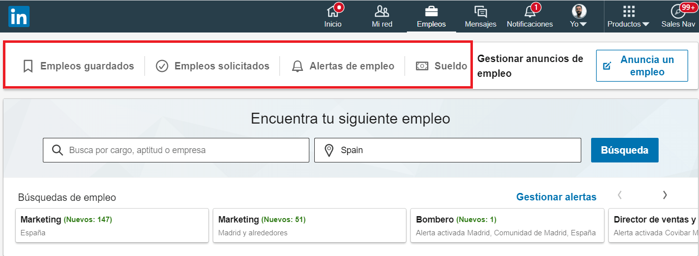 Linkedin empleos Portal de empleo