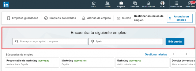 Linkedin empleos Buscador de empleo