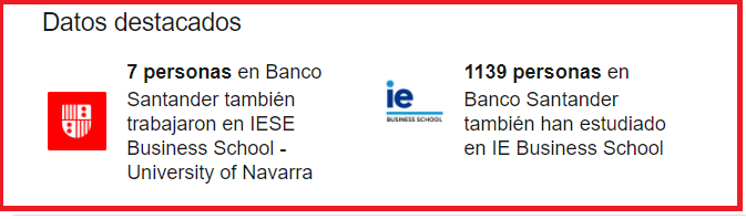 Linkedin empleos Datos destacados