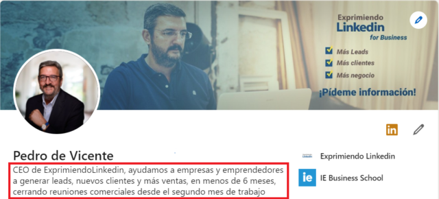 Creación del perfil de Linkedin: el titular profesional