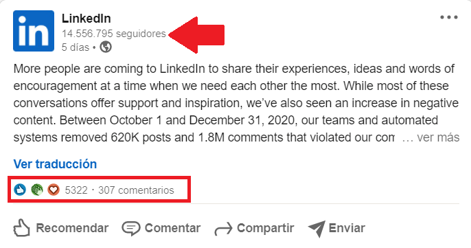 perfil linkedin para empresas