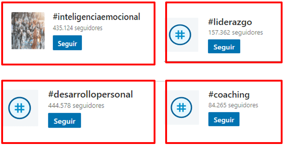 hashtags en linkedin para empresas