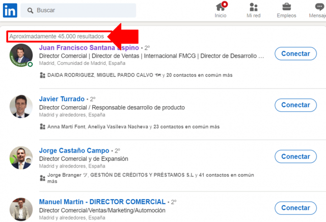 red de contactos Linkedin