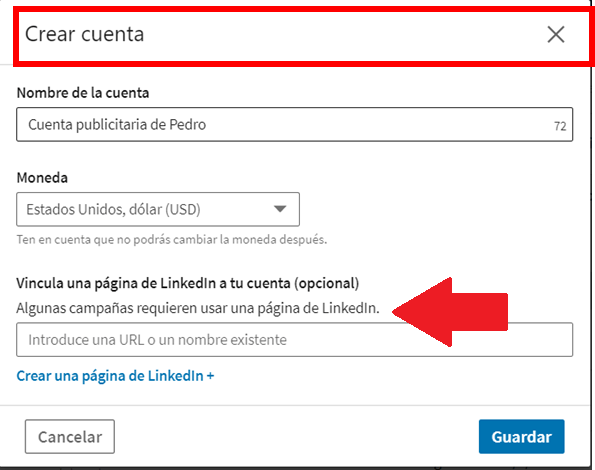 crear Linkedin ads