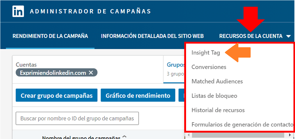 Linkedin Insight Tag - cómo instalar Linkedin Insight Tag