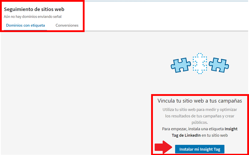 Linkedin Insight Tag - cómo instalar Linkedin Insight Tag 2