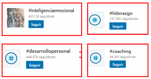 Estrategias para aumentar tu visibilidad en Linkedin - Hashtags en Linkedin