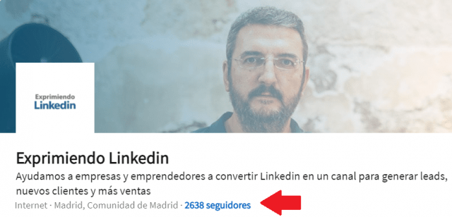 Estrategias para aumentar tu visibilidad en Linkedin - Seguidores página de empresa2