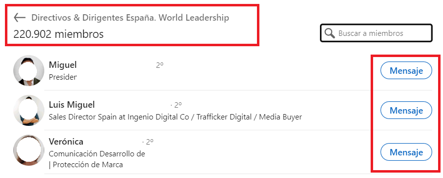 Red de contactos Linkedin 19