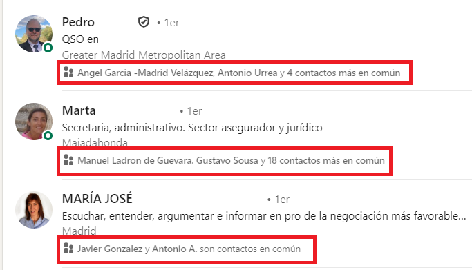 Red de contactos Linkedin 23