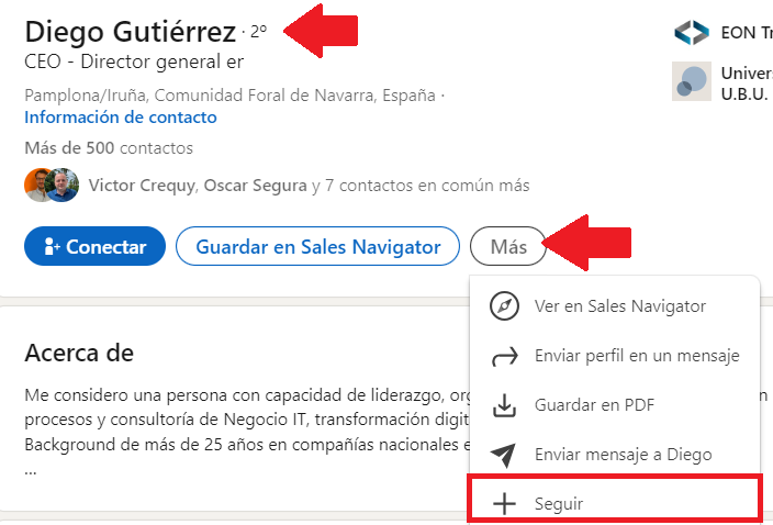 Red de contactos Linkedin 25