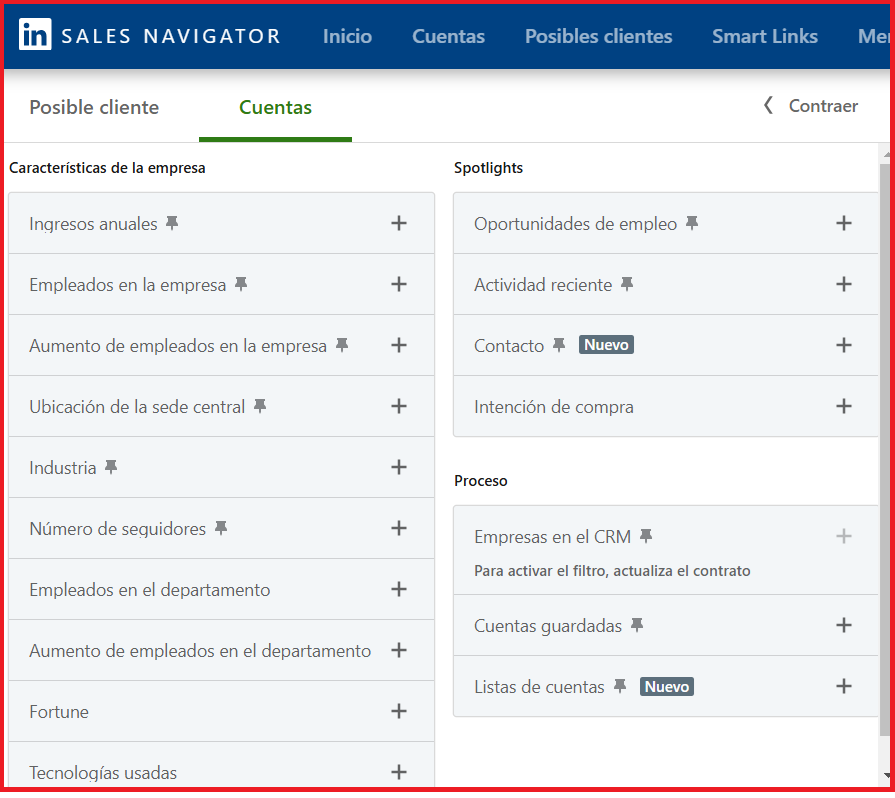 Cómo construir listas de potenciales clientes con Linkedin